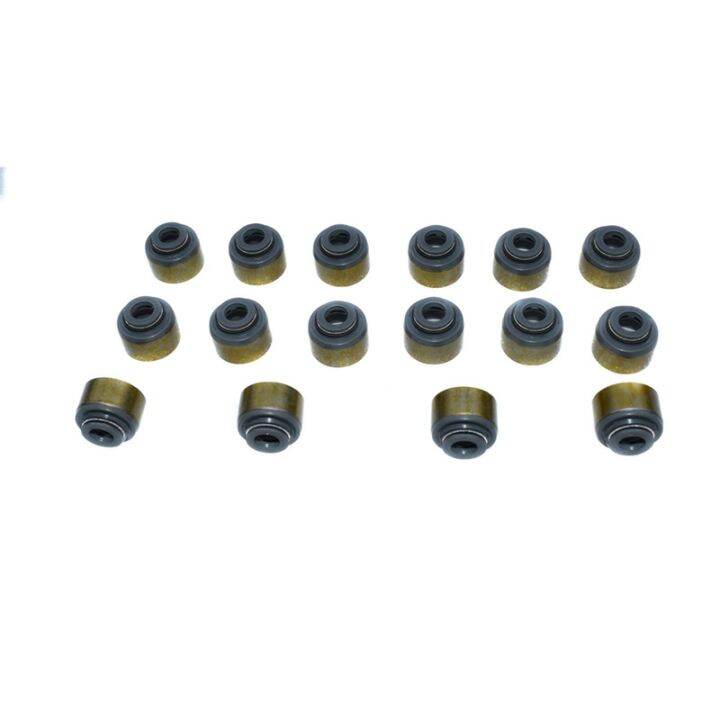 16Pcs Engine Valve Stem Seals Valve Car Valve Stem for Hyundai Kia