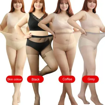 Plus Size Women 120D Velvet Warm Pantyhose Super Elastic Stockings Thick  Tights