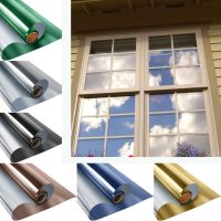 2/3/5 Meter One-way Mirror Window Film Vinyl Glass Self-adhesive Reflective Solar Film Privacy Heat Control Window Tint for Home