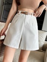 【hot】 Jielur Shorts New Waist Short Pants Fermale lLoose Wide Leg S-XXL