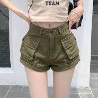 tfu336336 ขายดีที่สุด - /♣ Shorts Waist A-line Y2k Hot Pants Fashion Street Clothing