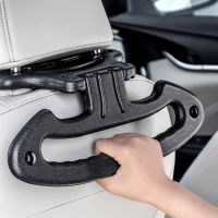 Car Practical Multi-function Car Seat Back Handle Hook Safety Armrest Clothes Drying Rod Car Hanger Coat Hanger Bag Hooks  Gauges