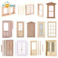 1:12 Dollhouse Wooden Window Door Frame Miniature Doll House Furniture Toys Dollhouse Miniature Window Panel Play House Vacuum Cleaners Accessories