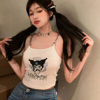 Asian Hot  เสื้อนอกดีไซน์เสื้อกั๊กชั้นในสุดอินเทรนด์ของผู้หญิงมีสายสะพายเอเชียเสื้อท๊อป