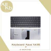 Keyboard Asus X43S / คีย์บอร์ด เอซุส รุ่น X43SKEYBOARD คีย์บอร์ด ASUS X43S K43T X43U X43B X84 / TH-ENG ปุ่มกดไม่ติดเคลมได้เลย *รับประกันสินค้า 2 ปี*