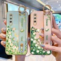 [ข้อเสนอพิเศษ] Romwe  เคสใส่สายรัดข้อมือสำหรับ Honor 20 20S Huawei Nova 5T ภาพวาดสีน้ำมันสดขนาดเล็กบาง Electroplating Slicone ฝาครอบโทรศัพท์