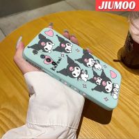 JIUMOO เคสสำหรับ Realme XT Realme X2การ์ตูนน่ารัก Kuromi เคสโทรศัพท์ซิลิโคนนิ่มแฟชั่นขอบสี่เหลี่ยมลายดีไซน์ใหม่เคสกันกระแทกคลุมทั้งหมดป้องกันเลนส์กล้อง