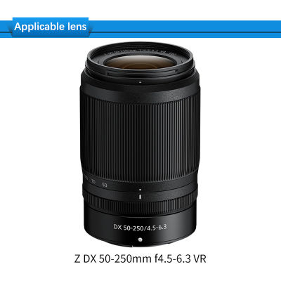 UNI เหมาะสำหรับ Nikon ฮูด HB-90A 50-250มม. เลนส์ Micro SINGLE กล้อง Z50 f 4.5-6.3 vrset เลนส์62มม.