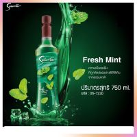 ไซรัปกลิ่นเฟรชมินท์ Fresh Mint Syrup ตรา Senorita by Mitr Phol ขนาด 750 ml. น้ำผลไม้ น้ำหวานเข้มข้น น้ำเชื่อม ไซรัป