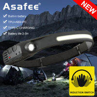 Asafee 500LM W689-1 Multi-Stage Outdoor Headlight Main Light COB + Secondary Light 3030 Built-in 18650 battery waterproof