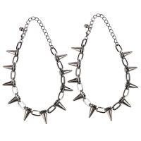 2X Metal Spikes Studs Rivets Punk Goth Necklace Choker Collar