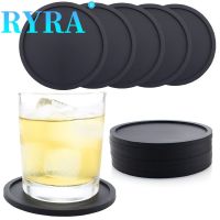 10cm Silicone Coaster Coffee Tea Cup Mat Non-slip Insulation Pad Hot Drink Holder Mug Stand Coaster Home Kitchen Accessories