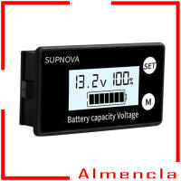 [Almencla] เครื่องวัดแรงดันไฟฟ้าหน้าจอ Lcd Dc 8V-100V สําหรับรถยนต์ยานพาหนะ Style1