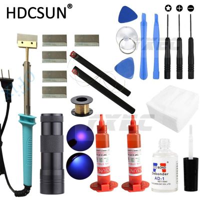 LOCA tp-2500 UV Glue 5ml  UV curing light Uv Glue Remover Cutting Wire clothes soldering clean tool For LCD Touch Screen Repair Adhesives Tape