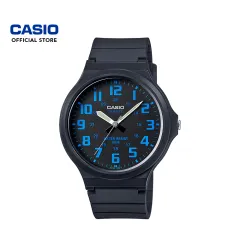 Casio (MW-240-1B2VDF) Black Resin Strap 50 Meter Quartz Watch