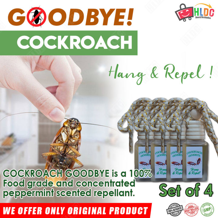 Cockroach Goodbye Hanging Repellant 10ml ( Set of 4 ) Hang & Repel