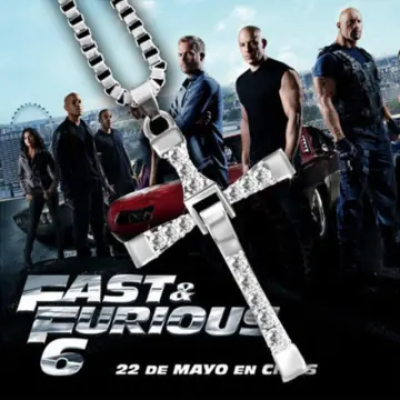 ORIGINAL FAST AND Furious Long Pendant Dominic Toretto/Vin Diesel Cross  Necklace £13.95 - PicClick UK