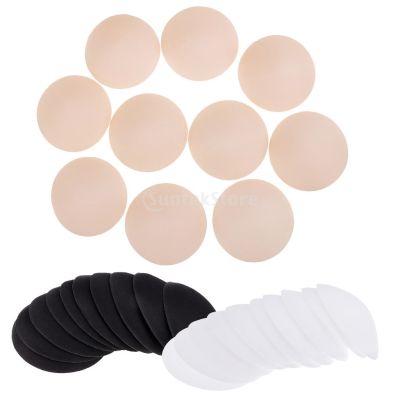 1/ 3/ 5Pairs Bra Pad Insert Sponge Bra Pads Women Triangle Bra Pads Push Up Pads Sports Bra Pads for Fitness Yoga Sports Bra