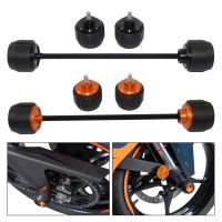 Motorcycle Front &amp; Rear Wheel Fork Axle Guard Frame Sliders Crash Pad Falling Protector For KTM RC 125 390 RC125 RC390 2022 2023