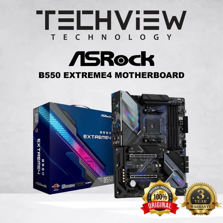 ASROCK B550 EXTREME 4 [ SUPPORTS AMD AM4 SOCKET ] MOTHERBOARDS Lazada