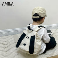 AMILA โรงเรียนอนุบาลกระเป๋าเด็กการ์ตูนน่ารักเด็กผู้หญิง Tas Ransel Bayi เด็กผู้ชายตัวเล็กๆออกไปข้างนอกกระเป๋าเป้สะพายหลังขนาดเล็ก