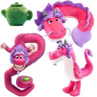 ตุ๊กตาผ้านิ่ม Kawaii การ์ตูน Wish Dragon Boneka Mainan เด็กผู้หญิง,หมอนไดโนเสาร์น่ารักอุปกรณ์ตกแต่งของขวัญกาน้ำชาสำหรับเด็ก