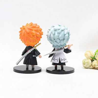6pcs Cartoon Bleach Figures Toy Delicate and Compact Decorative Model Toy for Living Room Desktop Decoration