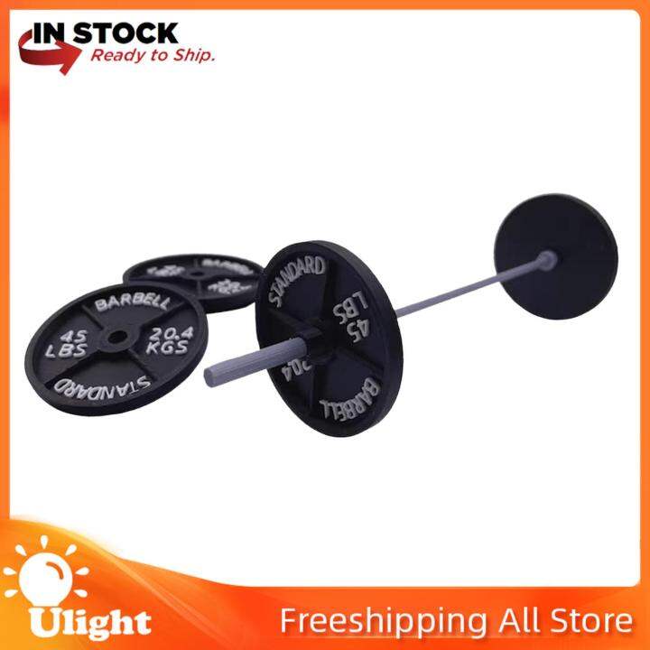 ulight-mini-barbell-ornament-office-desk-decor-11cm-decorative-for