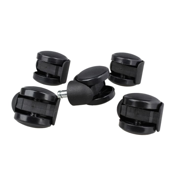 5-x-replacement-office-computer-chair-stem-swivel-castors-casters-wheels-black