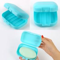 Bathroom Soap Holder Container Soap Dishes For Bathroom Accessories Travel Home Plastic Soap Box With Cover Small/big Sizes 2022