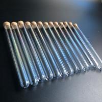 【CW】™  100pcs 15x150mm Lab Plastic Test Tubes With Corks Stoppers Caps Wedding Favor Tube Laboratory School Experiment