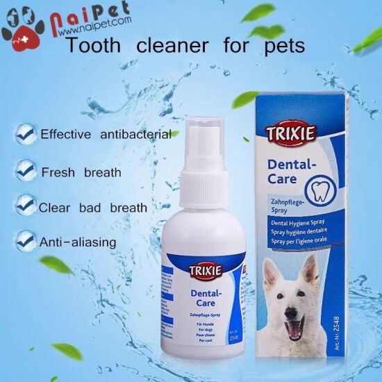 Xịt thơm miệng loại bỏ hôi miệng bảo vệ nướu răng dental care trixie 50ml - ảnh sản phẩm 9