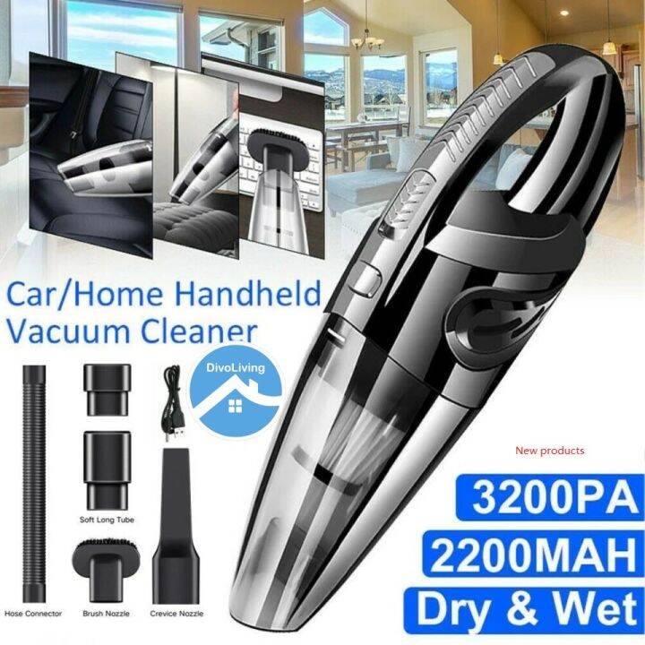 ☼vacuum Cleaners Wireless Rechargeable Handheld Vacuum Portable Car 