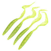 Spinpoler 5pcsLot 18cm 13cm Soft Worm Baits Flexible Long Tail 4 Colors Silicone Earthworm Worms Lifelike Fishing Lure