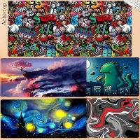 XXL Gaming Mouse Pad Large Mouse Pad PC Gamer Mouse Mat Computer Mousepad Rubber Mause Pad Abstract Lines Keyboard Desk Play Mat