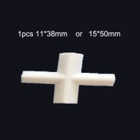 【Chat-support】 SASTI DEALS 1Pcs E15x50mm PTFE Magnetic Stirrer Mixer Stir Bars PTFE Cross Shape Stirring Bars สีขาวเทฟลอน Spin Bars