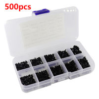 500Pcs 500Pcs M2 M2.5 M3 KM Screw Flat Head Phillips Screws Laptop Notebook Set Kit For Computer Small Screw