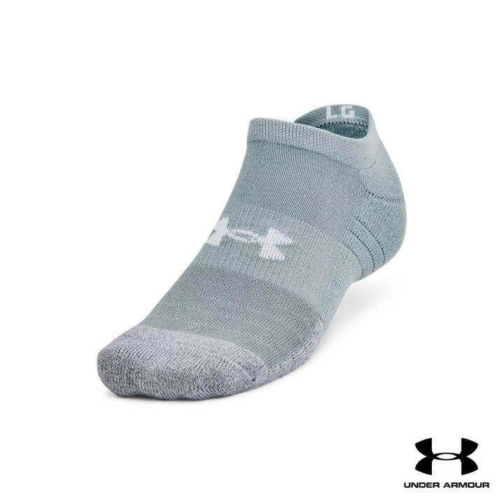 Under Armour UA Adult HeatGear® No Show Socks 3Pack Lazada