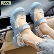 JZZL Xấu xí dễ thương Dép Velcro nữ phiên bản Hàn Quốc mới của giày thể