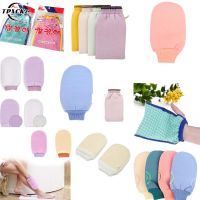 【cw】 Shower Exfoliator Two-sided Cleaning Mitt Rub Dead Removal Massage Products