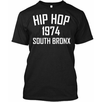 เสื้อยืดผ้าฝ้ายพิมพ์ลาย เสื้อยืด พิมพ์ลาย South Bronx สไตล์ฮิปฮอป 1974 คุณภาพสูง  KM39