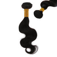 Body Wave Hair cheap human unprocessed weft hair weaving black color weave weft wavy Hair Extensions 1 bundle 50g