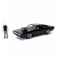 1:24 Dom S 1970 Dodge Charger Rt Assembly รุ่นจำลองสูง Diecast โลหะผสมรุ่นรถเด็กของเล่นของขวัญคอลเลกชัน J2