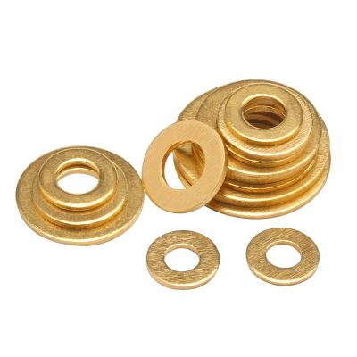 20/10pcs M3 M4 M5 M6 M8 M10 M12 M14 M16 M18 M20 GB97 Copper Washer Gasket Thickened Brass Washer Metal Washer Bolt Flat Washer