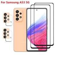 For Samsung Galaxy A53 5G Screen Glass 9D Tempered Protective Front Film Soft Camera Lens Film For Samsung Galaxy A53 Soft Fim