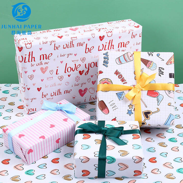 paper-printed-holiday-simple-wrapping-romantic-gift-love-valentines