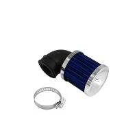 silver and blue Sales promotion Motorcycle Cafe Racer Air Filter 28Mm-48Mm Cleaner Clamp-On 90 Degree Bend Toring Offroad Old School Bobber Dirt Bike