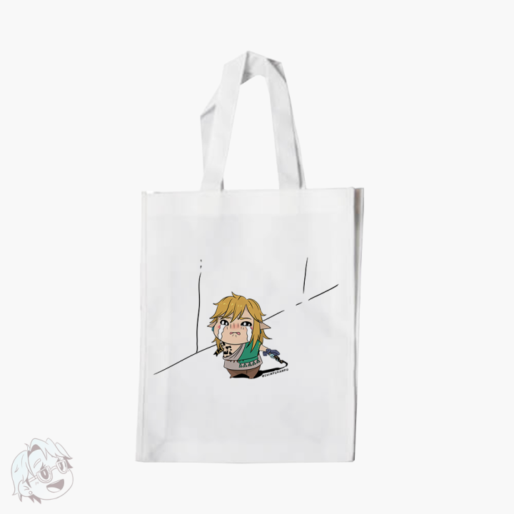 The Legend of Zelda - Tears of the Kingdom Chibi Link Canvas Tote Bag ...