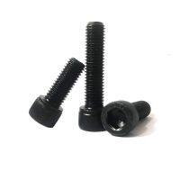 Allen cap screw M8 knurled head grain internal hexagon socket full thread pitch fasteners black 12.9 grade carbon steel