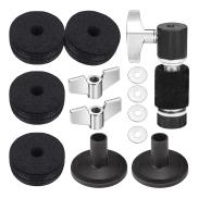 Baoblaze 13Pcs Cymbal Replacement Accessories Cymbal Felt Kits Cymbal